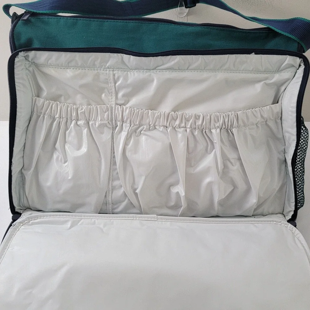 Fisher Price Diaper Bag Retro‎ 90's Vintage Baby Insulated Green w/Fold Out Pad - Picture 7 of 16